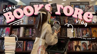 cozy bookstore vlog 🧸💌🎀✨spend the day book shopping with me at barnes amp noble  book haul [upl. by Agneta]