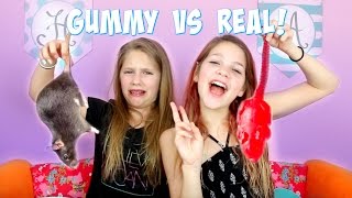 Gummy vs Real Food Challenge [upl. by Tobye]