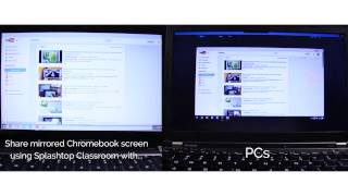 Use Splashtop Mirroring360 to mirror a Chromebook screen to a PC or Mac – great for 11 programs [upl. by Llerud]