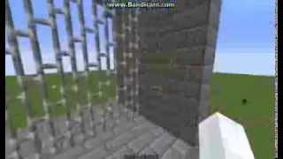 Minecraft Redstone Portcullis With Sounds [upl. by Ellened]