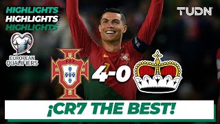 HIGHLIGHTS  Portugal 40 Liechtenstein  UEFA Qualifiers 2023  TUDN [upl. by Kciredorb156]