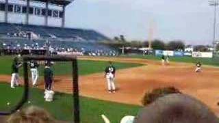 Yankees Spring Train 2nd base to 1st base drills [upl. by Shute]