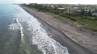 Cape Canaveral beach erosion from Helene on 9282024 [upl. by Llehsem]