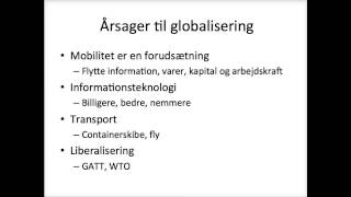 Globalisering økonomisk [upl. by Idnarb]