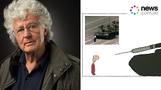 Michael Leunig axed from The Age editorial over COVID cartoon [upl. by Baelbeer]