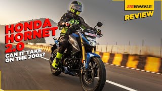 Honda Hornet 20 Road Test Review  Performance Features Mileage amp More  Can It Take On The 200s [upl. by Enaxor607]