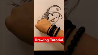 How to Draw a Girl StepbyStep Tutorial for Beginners Part149 drawing art sketch [upl. by Rausch14]