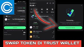 Cara SWAP Token Di TRUST WALLET TukarKoinCrypto [upl. by Lehcir]