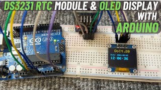 DS3231 RTC Module amp OLED Display 096quot I2C 128x64 SSD1306 with Arduino  English Subtitle [upl. by Yahsed]