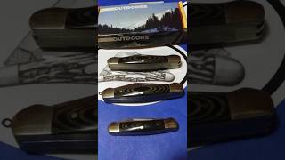 NRAOutdoors 2 Stockmans and 1 mini Canoe pocket knives [upl. by Hepsiba]