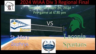 TBD at Laconia WIAA Div 3 Regional Final 102624 [upl. by As]