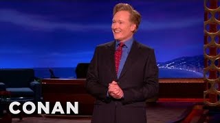 CONAN Monologue 041513  CONAN on TBS [upl. by Ruomyes819]