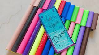 Motivational quotes bookmark painting ideas Diy bookmark painting tutorial Easy drawing ideas [upl. by Lasorella]