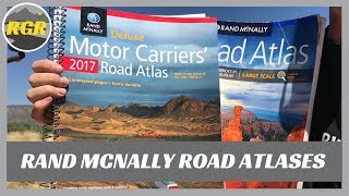 Rand McNally Road Atlas  Product Review  Large Scale vs Motor Carrier version [upl. by Sirad]