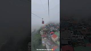 Gangtok sikkim ropeway  gangtok ropeway over city monsoon view gangtok sikkim india [upl. by Ibocaj]