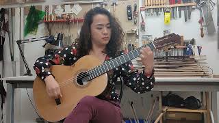 CM Guitarras  Flamenco red cedar amp indian rosewood 2023 MOD 2 Lola Yang [upl. by Nelli610]