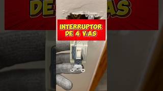 Interruptor de 4 vías 4ways interruptores [upl. by Erv274]