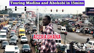 My journey from Madina to Abokobi in 15 minutes  Accra Ghana [upl. by Sullivan]