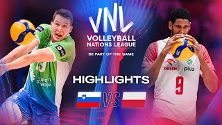 🇸🇮 SLO vs 🇵🇱 POL  Bronze Match  Highlights  Mens VNL 2024 [upl. by Car]