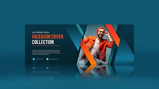 Professional Facebook Cover Photo Design with perfect size  Adobe Photoshop Tutorial [upl. by Rehttam]