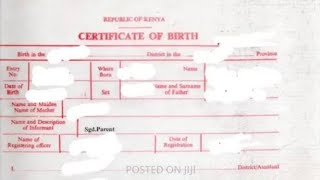 ASMRBIRTH CERTIFICATE APPLICATION IN KENYA [upl. by Uranie]