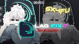 Alight Motion Lag Fix 101 🔥 • Fix Lag In 2 Minutes ❤️‍🔥 • Exclusive Video • [upl. by Mihe]