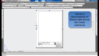 Crear una plantilla personalizada con margenes layout de AutoCAD [upl. by Yellehs]