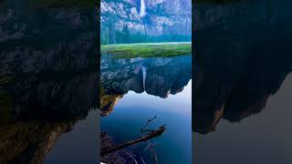 Sunrise Yosemite fall  USA  Worlds beauty [upl. by Acinomal]