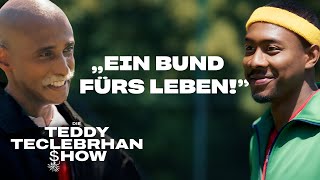 Antoine zeigt David Alaba wie man richtig Fußball spielt ⚽️😂  Die Teddy Teclebrhan Show [upl. by Snodgrass432]