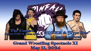 Pinfall Wrestling FULL MATCH  YODER amp Corey Matthews vs The Empire [upl. by Gaelan]