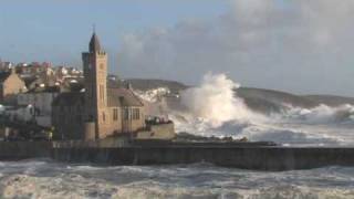 Porthleven Winter Storm Swell [upl. by Lamoree]