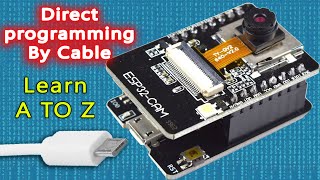 Getting Started Programming ESP32CAM With ESP32CAMMB Micro USB Programmer Serial Converter Loader [upl. by Giulietta]