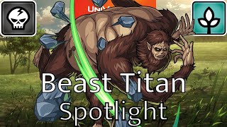 Universus Deck Profile Beast Titan Spotlight [upl. by Eendys]