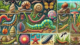 Top 50 invertebrates  50 Incredible Invertebrates [upl. by Lucretia]