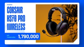 Tai nghe Corsair HS70 Pro Wireless Carbon  QUICK REVIEW [upl. by Sander887]