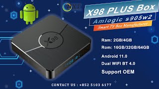 x98 plus Smart TV Box Android 11 Amlogic S905W2 Dual WIFI BT 216GB 432GB 464GB OTT Box [upl. by Carisa984]