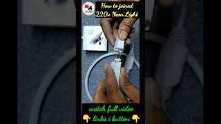 How to Joint Neon Light  neon neonlights Naelectrical [upl. by Chemaram]