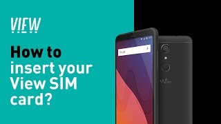 Wiko View Tutorial 1  How to insert your View SIM card [upl. by Bradford]