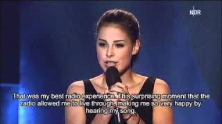 Lena MeyerLandrut German Radio Awards 20100917  Laudatory Speechenglish subs [upl. by Huan733]