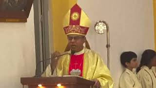 Bishop John Rodricks at St Joseph Church Panchgani Today [upl. by Coussoule749]