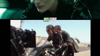 The Matrix Reloaded 2003  Behind The Highway Fight Scene  BeforeAfter VFX [upl. by Ycul]