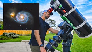 Using a REFLECTOR TELESCOPE for Galaxy Photography [upl. by Wernda]