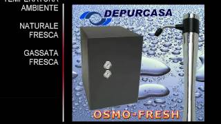 Installazione frigo gasatore e purificatore acqua OSMO FRESH [upl. by Yevreh]