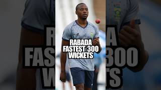 Rabadas Rise to 300 Wickets in Record Time SouthAfricanCricket RabadaTestRecord [upl. by Nollahp]