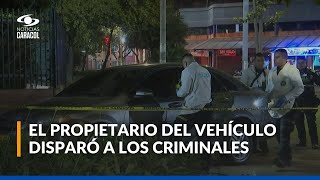 Presunto robo de camioneta dejó a uno de los ladrones muerto y al otro herido [upl. by Ahtera]