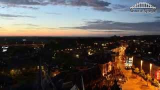 Zonsondergang maanopkomst amp zonsopkomst Nijmegen  Timelapse [upl. by Antone]