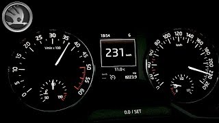 2015 Skoda Octavia III 20 TDI 110 kW  0200 kmh  acceleration 055 [upl. by Palestine733]