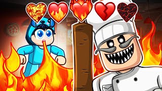 Escaping PAPAS PIZZA BUT You Get CUSTOM HEARTS In Roblox With Crazy Fan Girl [upl. by Assetan]