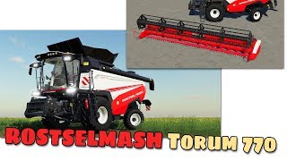 FS19  Rostselmash Torum 770  review [upl. by Otrebor914]