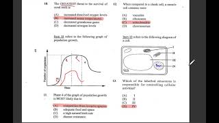 CSEC BIOLOGY 2019 PAPER 1 FOR MAYJUNE 2024  PART 1 [upl. by Sproul]